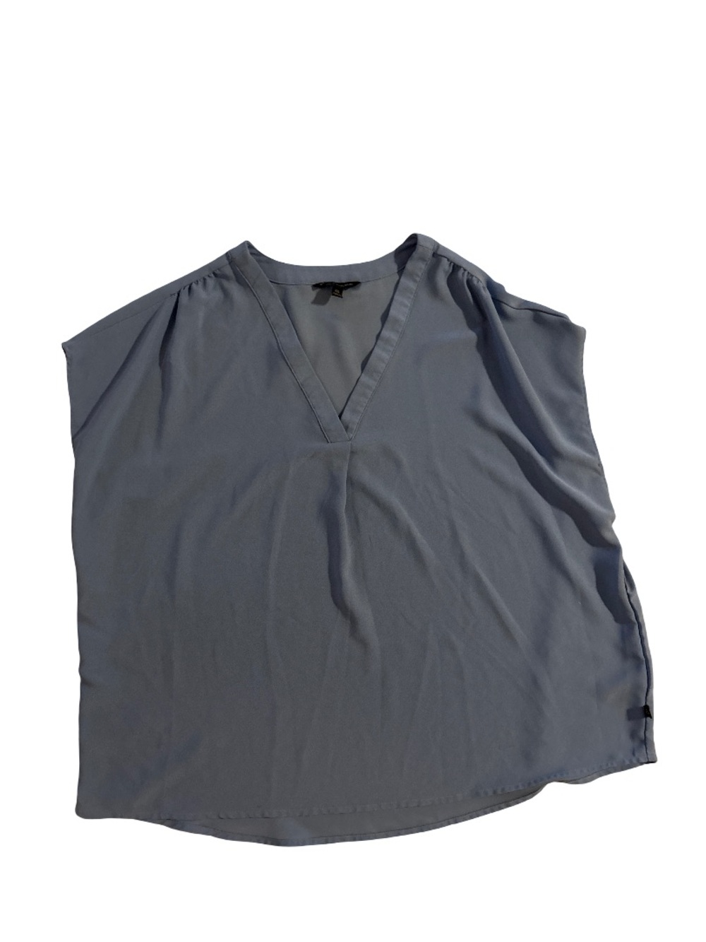 Banana Republic Light Blue V-Neck Blouse